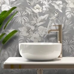 Rasch B31 Paradise Birds Grey Wallpaper - 539073 8 Rasch B31 Paradise Birds Grey Wallpaper - 539073 -Taskers Sale Shop 60011345 3
