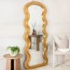 Arched Wave Mirror - Country Gold