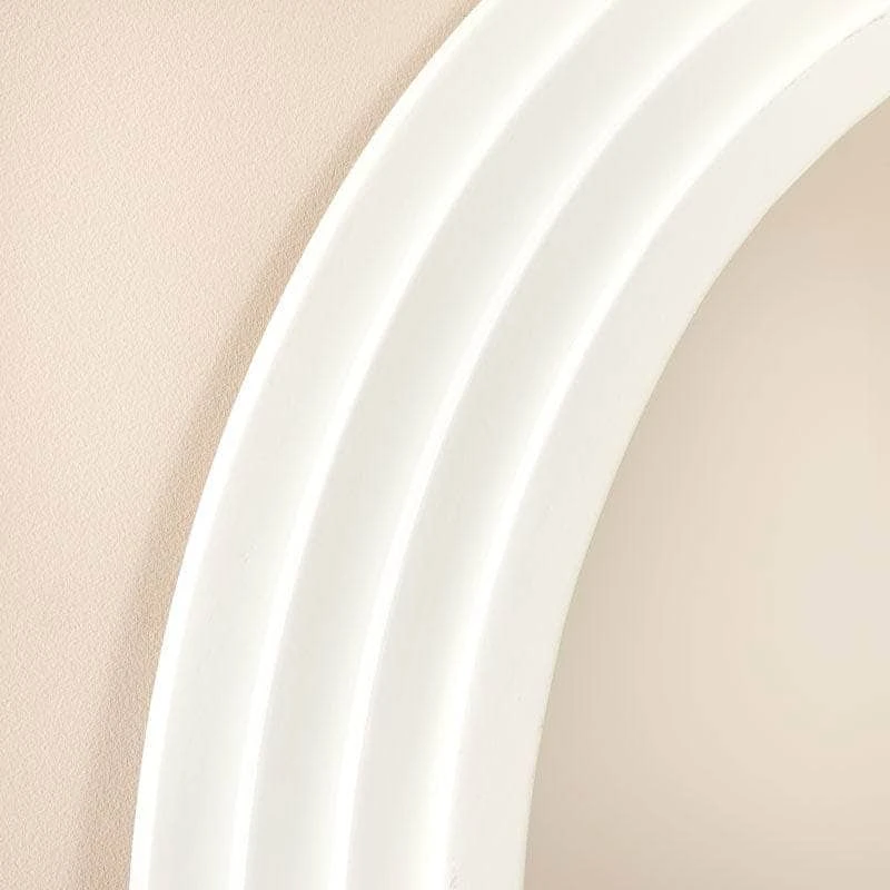 Ridged Arch Mirror - Cream 5 Ridged Arch Mirror - Cream - Image 3