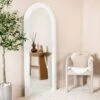 Ridged Arch Mirror - Matt White -Taskers Sale Shop 60011578