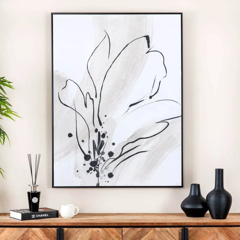 Abstract Lily Framed Picture 1 -90 X 120cm 3 Abstract Lily Framed Picture 1 -90 X 120cm