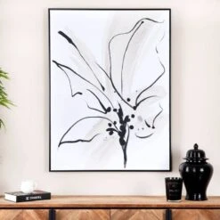 Abstract Lily Framed Picture 2 -90 X 120cm