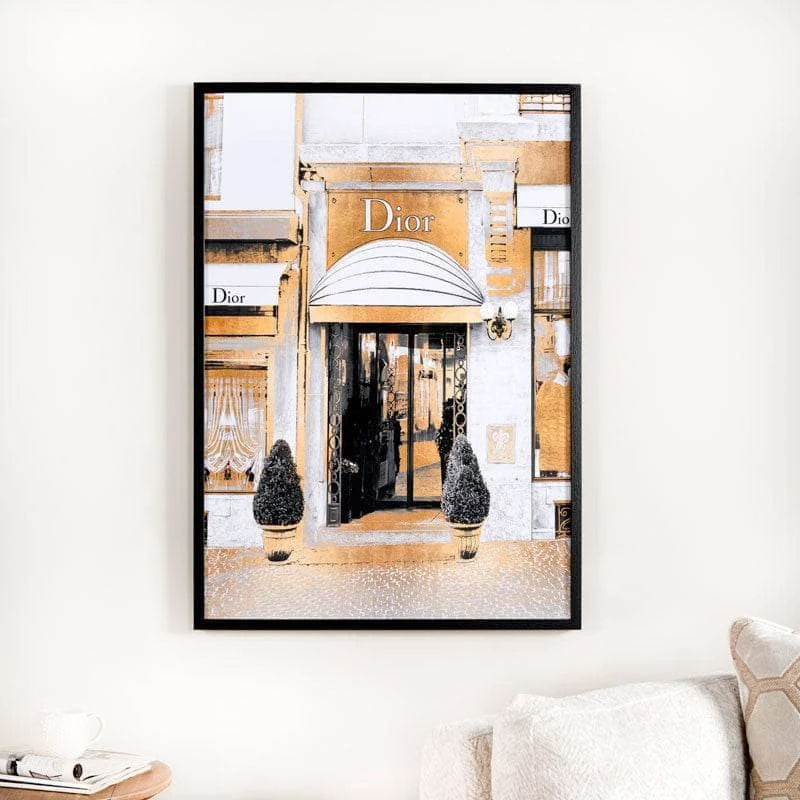 Dior Storefront Framed Picture - 70 X 100cm 3 Dior Storefront Framed Picture - 70 X 100cm