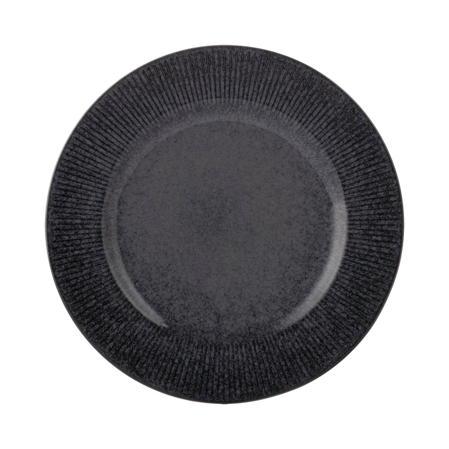 Reactive Linear Black Dinner Plate - 27cm 3 Reactive Linear Black Dinner Plate - 27cm