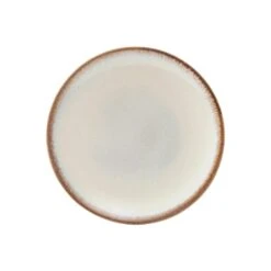 Reactive Cream Side Plate - 21cm