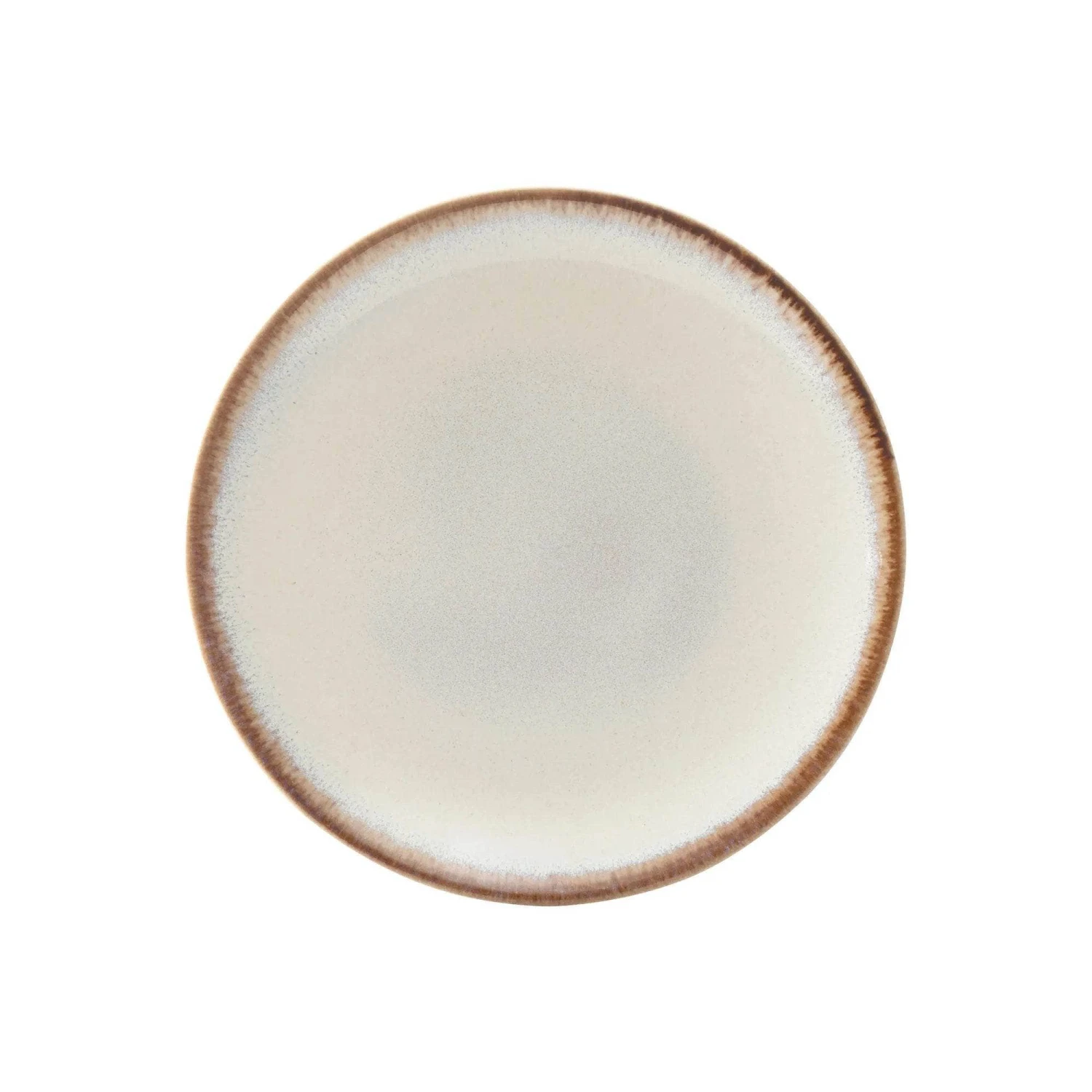 Reactive Cream Side Plate - 21cm 3 Reactive Cream Side Plate - 21cm