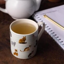 Cat Decorated Mug 340ml 8 Cat Decorated Mug 340ml -Taskers Sale Shop 60011802 2