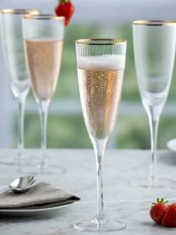 Rome Flute Glasses Set Of 2 - 330ml