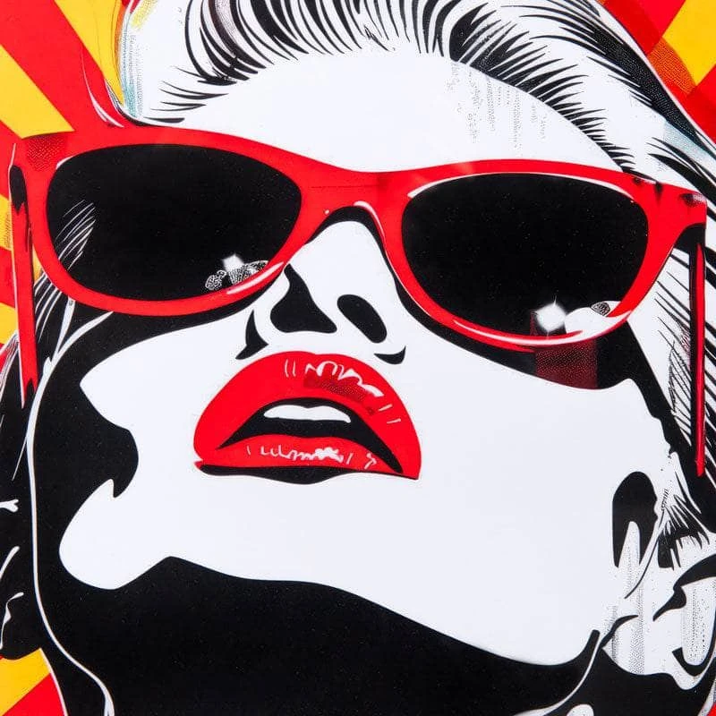 Pop Art Woman Framed Picture - 30 X 40cm 5 Pop Art Woman Framed Picture - 30 X 40cm - Image 3