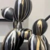 Large Dripping Paint Balloon Dog - Black & Gold 2 Large Dripping Paint Balloon Dog - Black & Gold -Taskers Sale Shop 60011876