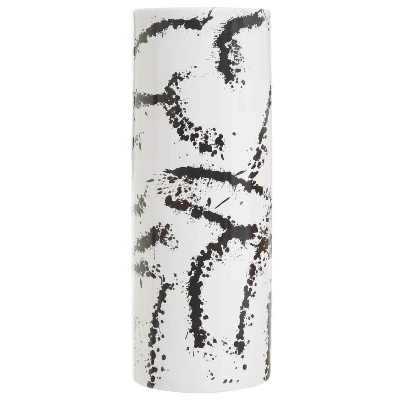 Sorrell Large Black & White Ceramic Vase 7 Sorrell Large Black & White Ceramic Vase - Image 5