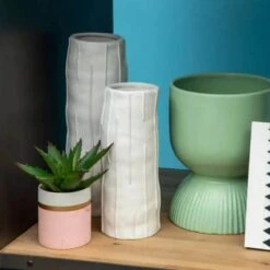 Fara White Vase - Small -Taskers Sale Shop 60011910 3