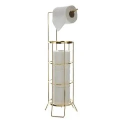 Linnea Gold Toilet Roll Holder