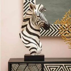 Boho Zebra Head