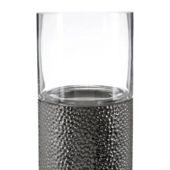 Martele Small Pillar Candle Holder - Silver -Taskers Sale Shop 60011925 2
