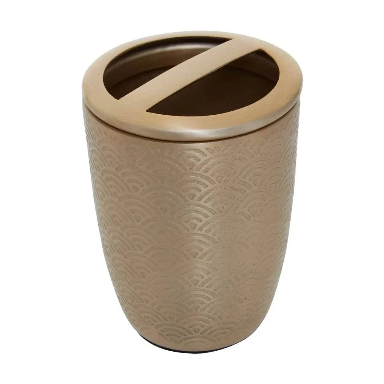 Allegra Aluminium Toothbrush Holder - Gold 4 Allegra Aluminium Toothbrush Holder - Gold - Image 2