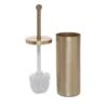 Allegra Etched Detail Toilet Brush - Gold