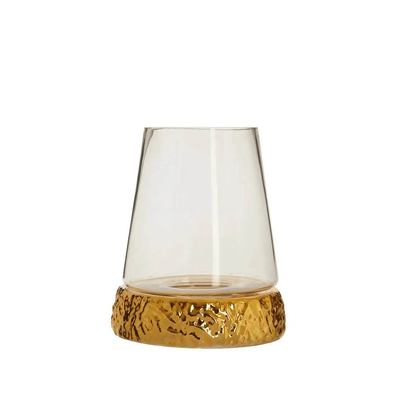 Martele Medium Hurricane Gold Candle Holder 5 Martele Medium Hurricane Gold Candle Holder - Image 3