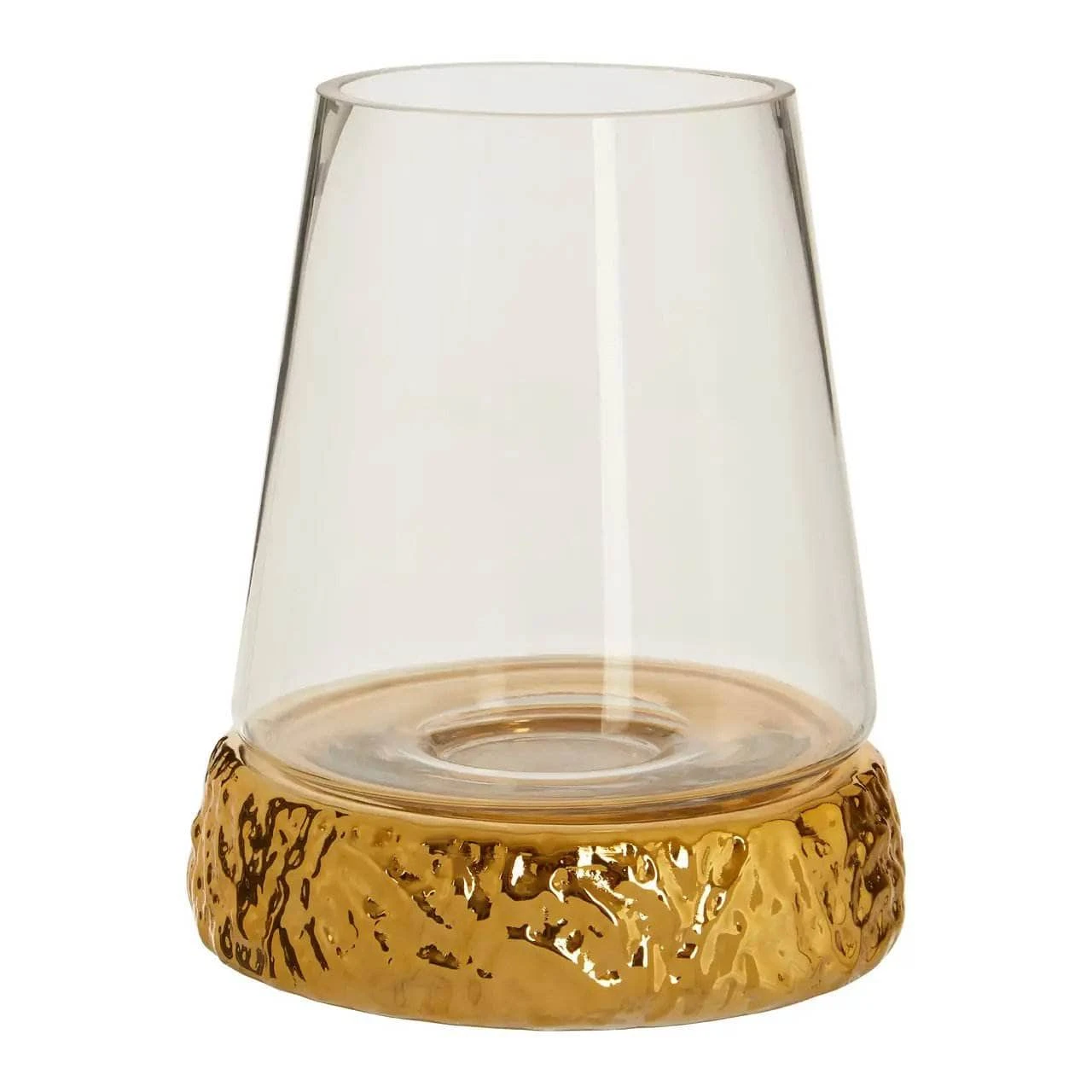 Martele Medium Hurricane Gold Candle Holder 6 Martele Medium Hurricane Gold Candle Holder - Image 4