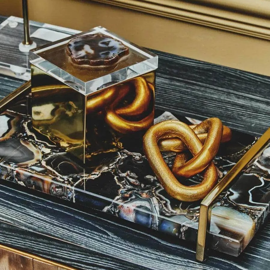 Prato Small Gold Aluminium Chain Sculpture 8 Prato Small Gold Aluminium Chain Sculpture - Image 6