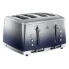 Russel Hobbs Eclipse 4 Slice Toaster - Blue 1 Russel Hobbs Eclipse 4 Slice Toaster - Blue -Taskers Sale Shop 60011966 EPE RUSSEL HOBBS ECLIPSE 4 SLICE TOASTER BLUE 25141