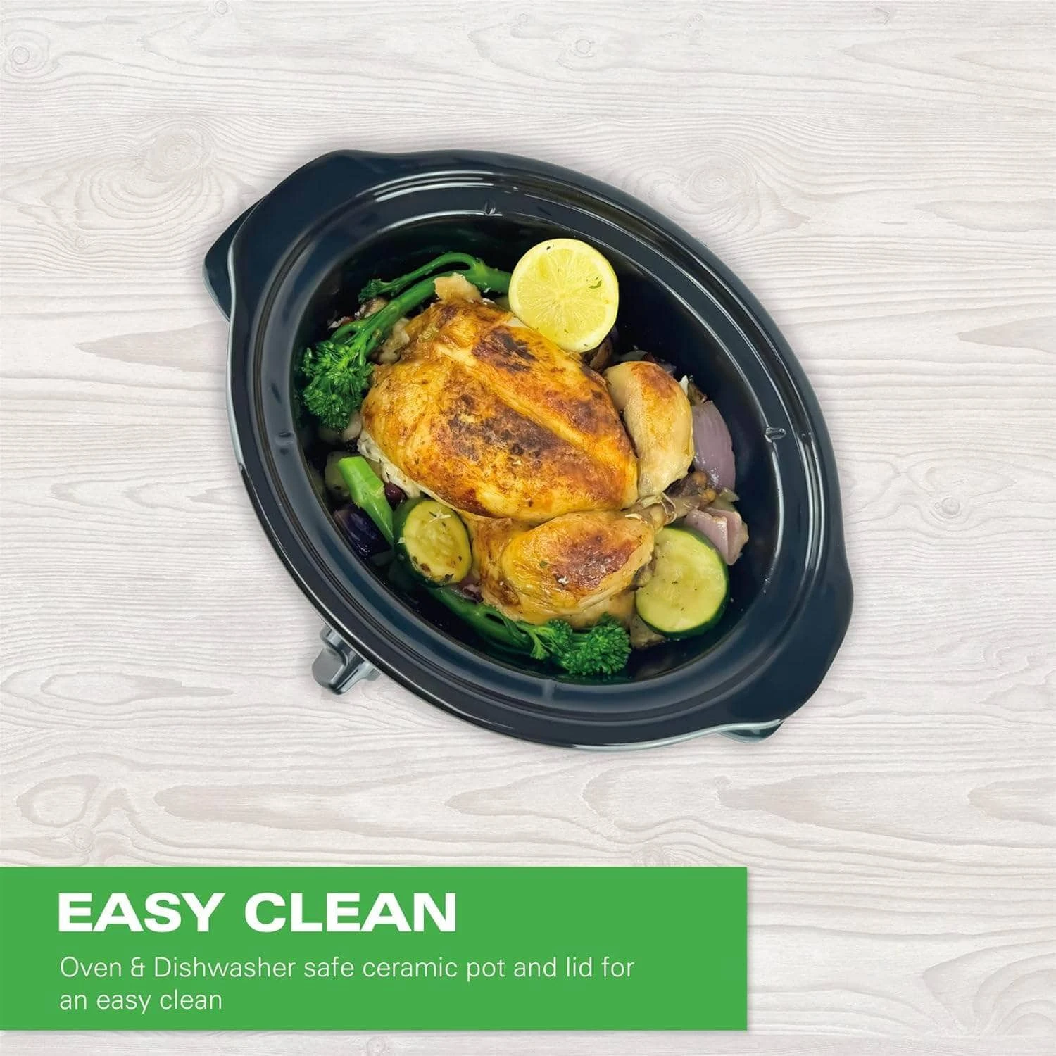 Hamilton Beach 3.5L Slow Cooker - Silver 7 Hamilton Beach 3.5L Slow Cooker - Silver - Image 5