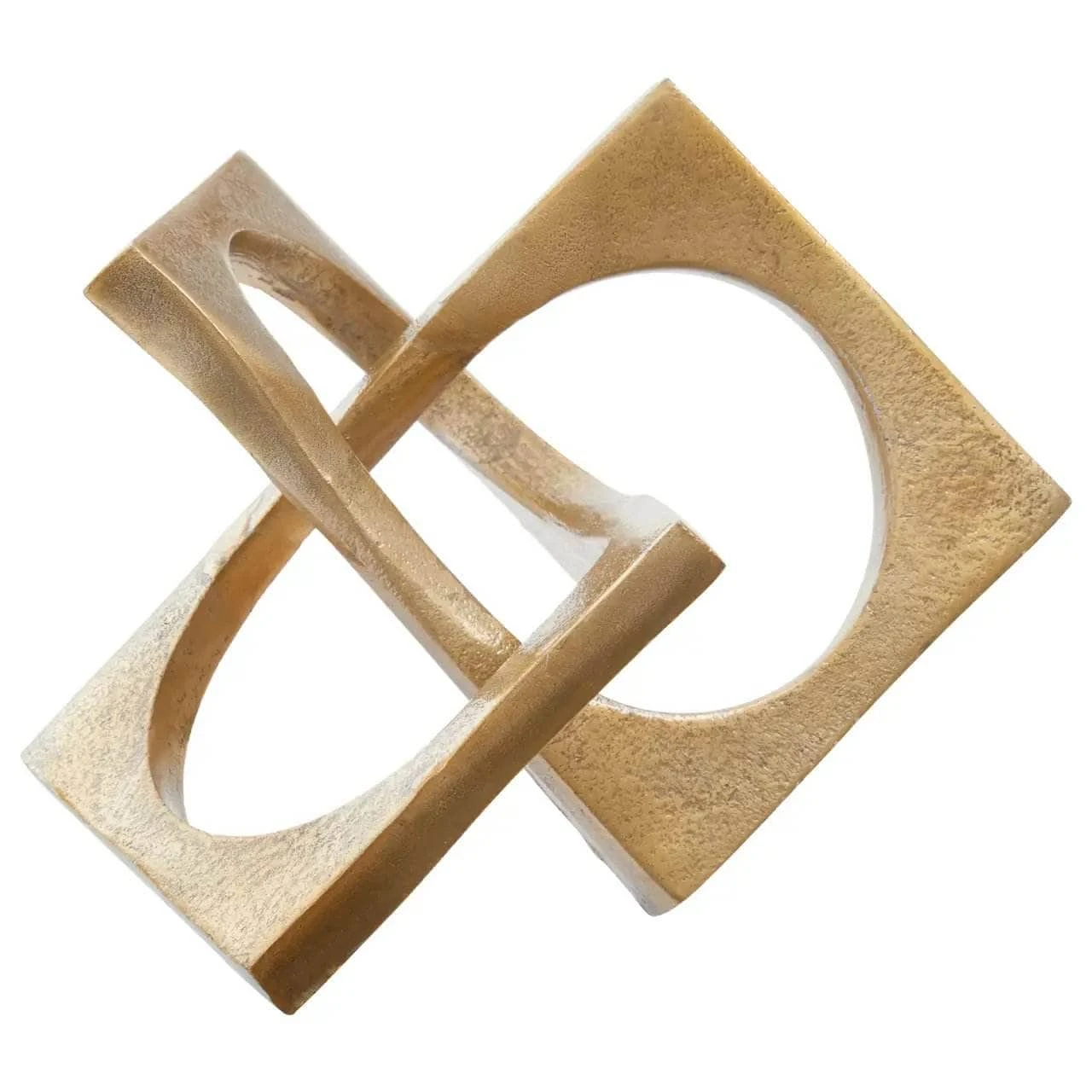 Prato Gold Finish Sculpture 3 Prato Gold Finish Sculpture