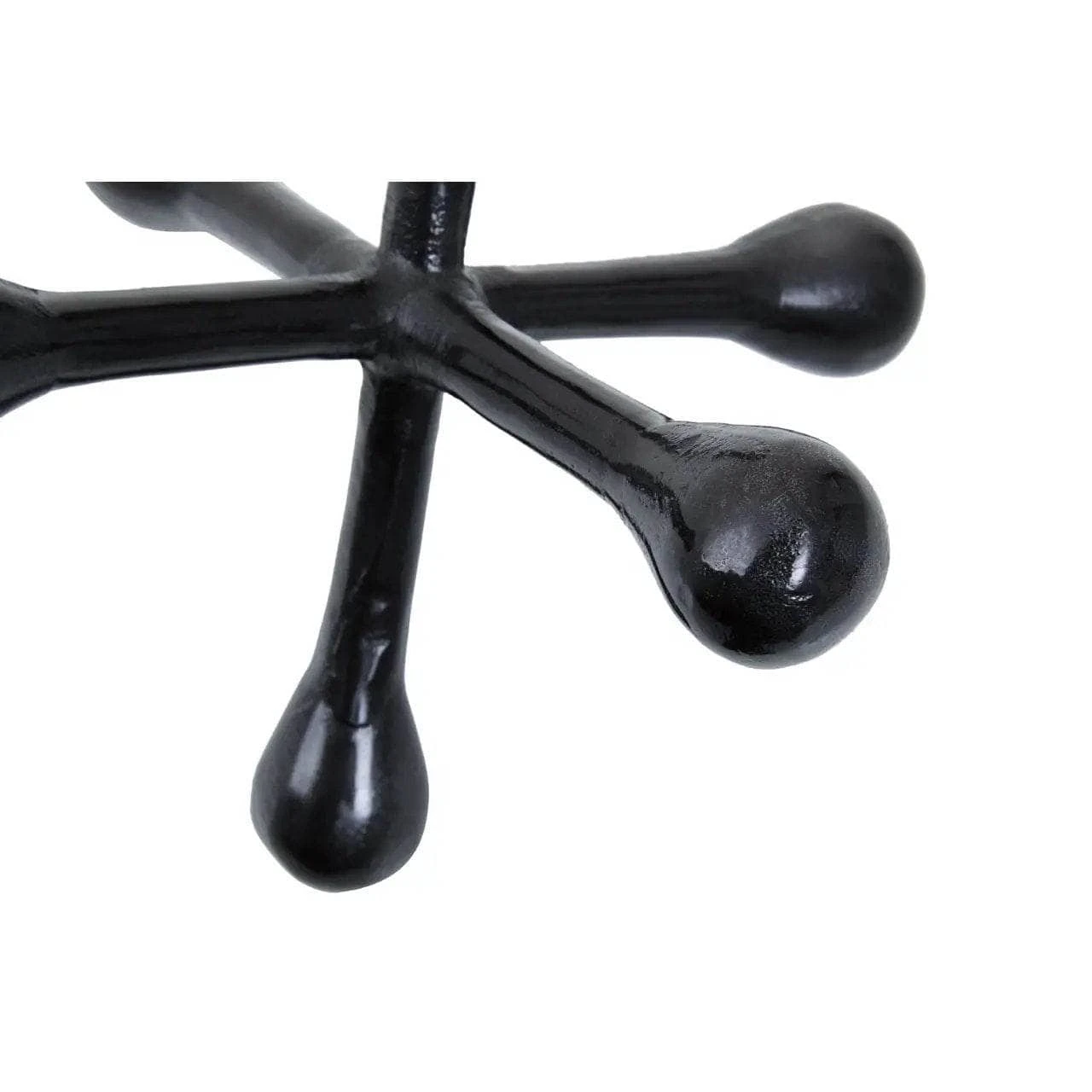 Prato Nickel Finish Jack Sculpture - Black 4 Prato Nickel Finish Jack Sculpture - Black - Image 2