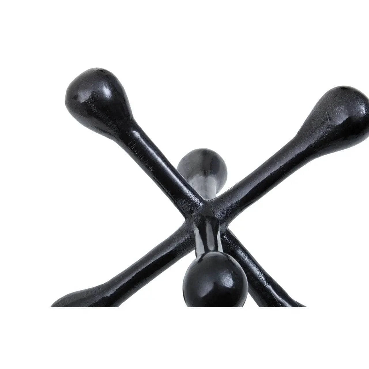 Prato Nickel Finish Jack Sculpture - Black 5 Prato Nickel Finish Jack Sculpture - Black - Image 3