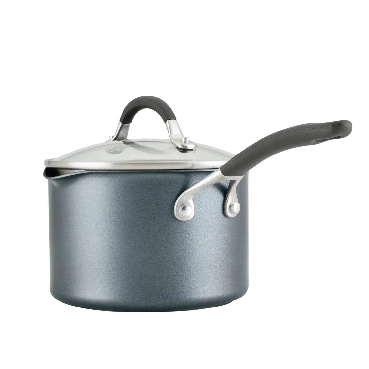 Circulon ScratchDefense Non-Stick Straining Saucepan & Lid - 18cm 3 Circulon ScratchDefense Non-Stick Straining Saucepan & Lid - 18cm