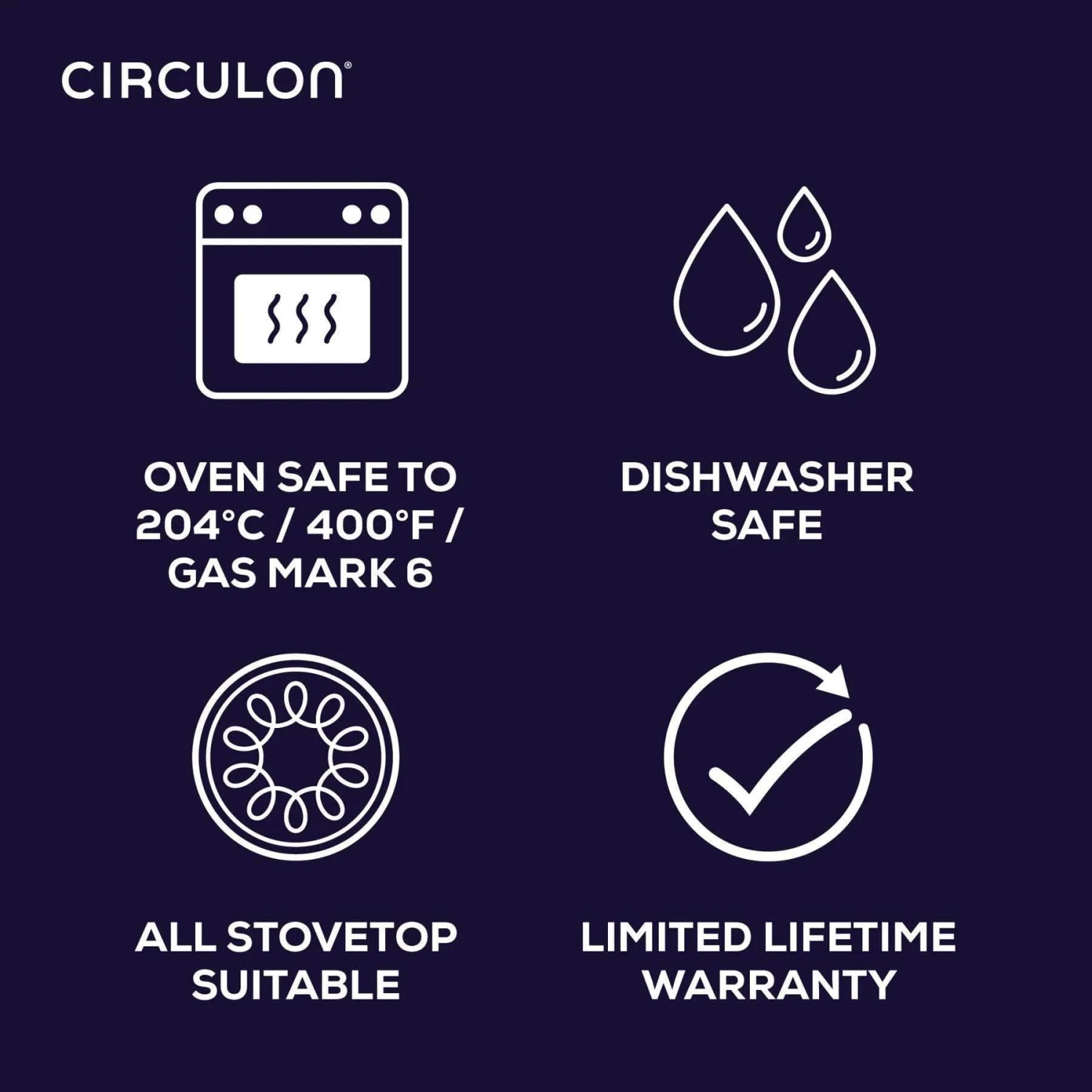 Circulon ScratchDefense Non-Stick Straining Saucepan & Lid - 18cm 14 Circulon ScratchDefense Non-Stick Straining Saucepan & Lid - 18cm - Image 12