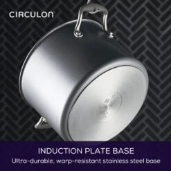 Circulon ScratchDefense Extreme Non-Stick Stockpot & Lid - 24cm 19 Circulon ScratchDefense Extreme Non-Stick Stockpot & Lid - 24cm -Taskers Sale Shop 60012502 MEYERCIRCULONSCRATCHDEFENSEA1SERIESSTOCKPOT 24CM7.6L818342