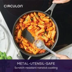 Citculon ScratchDefense Extreme Non-Stick Sauté Pan & Lid - 28cm 19 Citculon ScratchDefense Extreme Non-Stick Sauté Pan & Lid - 28cm -Taskers Sale Shop 60012503 MEYERCIRCULONSCRATCHDEFENSEA1SERIESSAUTEWITHHELPERHANDLE28CM4.7L818351