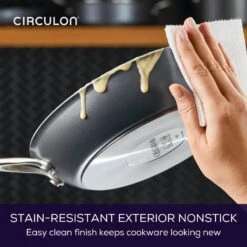 Circulon ScratchDefense Extreme Non-Stick Induction Frying Pan - 25cm 21 Circulon ScratchDefense Extreme Non-Stick Induction Frying Pan - 25cm -Taskers Sale Shop 60012504 MEYERCIRCULONSCRATCHDEFENSEA1SERIESSKILLET25.4CM818364