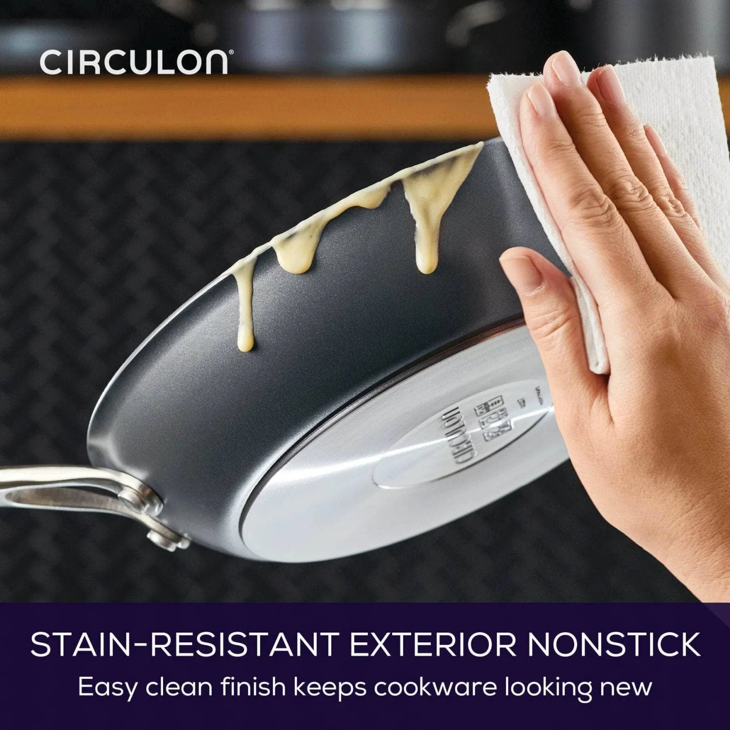 Circulon ScratchDefense Extreme Non-Stick Induction Frying Pan - 25cm 10 Circulon ScratchDefense Extreme Non-Stick Induction Frying Pan - 25cm - Image 8