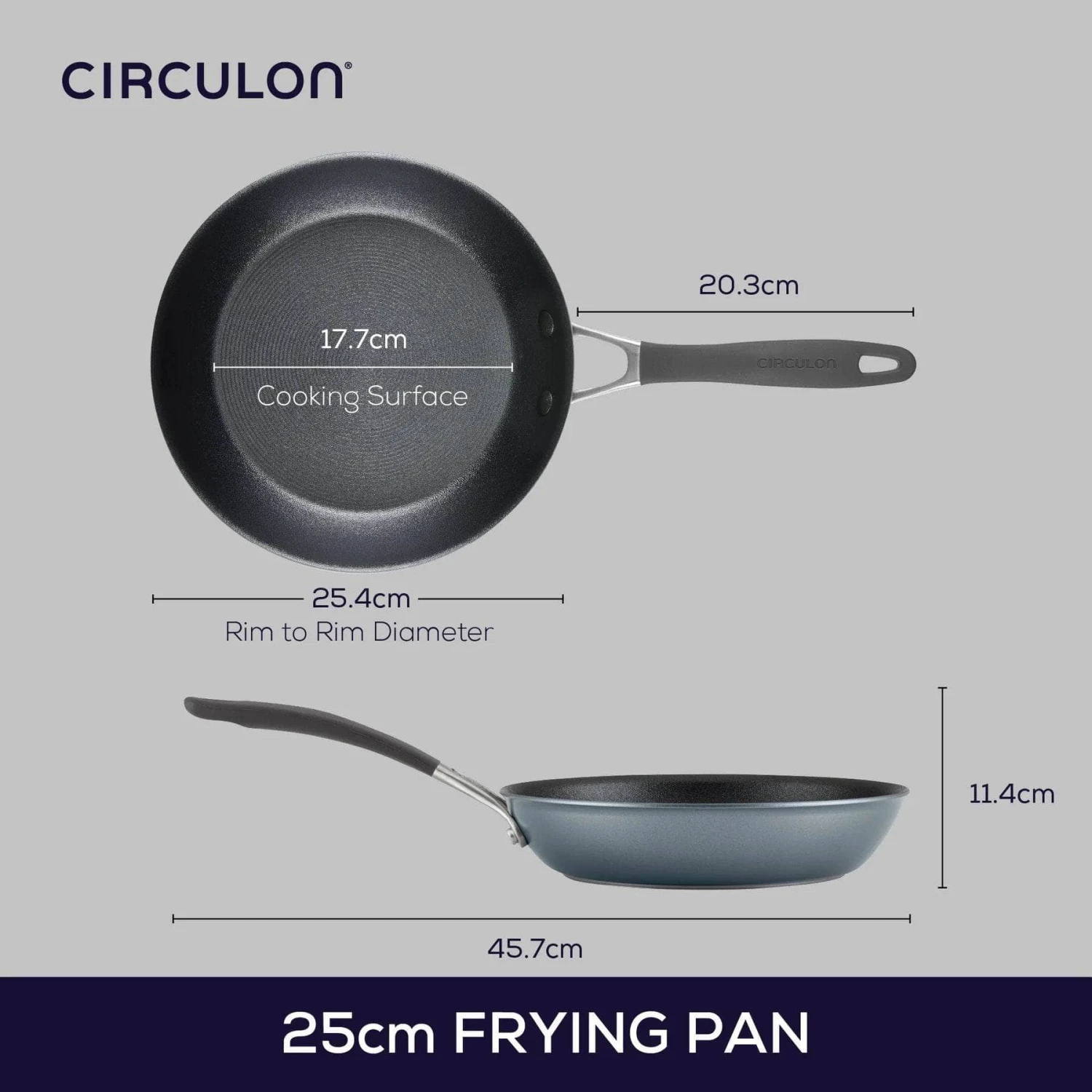 Circulon ScratchDefense Extreme Non-Stick Induction Frying Pan - 25cm 14 Circulon ScratchDefense Extreme Non-Stick Induction Frying Pan - 25cm - Image 12