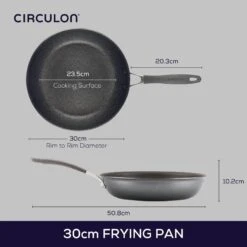 Circulon ScratchDefense Extreme Non-Stick Induction Frying Pan - 30cm 25 Circulon ScratchDefense Extreme Non-Stick Induction Frying Pan - 30cm -Taskers Sale Shop 60012505 MEYERCIRCULONSCRATCHDEFENSEA1SERIESSKILLET30.4CM818379