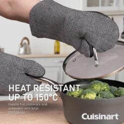 Cuisinart Neoprene Oven Mitts - Herringbone Charcoal 12 Cuisinart Neoprene Oven Mitts - Herringbone Charcoal -Taskers Sale Shop 60012552 4