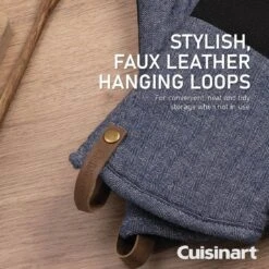 Cuisinart Neoprene Oven Mitts - Herringbone Blue -Taskers Sale Shop 60012555 5