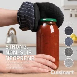 Cuisinart Neoprene Mini Mitts - Denim Pin Stripe 12 Cuisinart Neoprene Mini Mitts - Denim Pin Stripe -Taskers Sale Shop 60012558 2