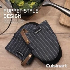 Cuisinart Neoprene Mini Mitts - Denim Pin Stripe 15 Cuisinart Neoprene Mini Mitts - Denim Pin Stripe -Taskers Sale Shop 60012558 5