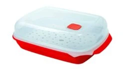 Good2Heat Microwave Rectangular Steamer With Tray