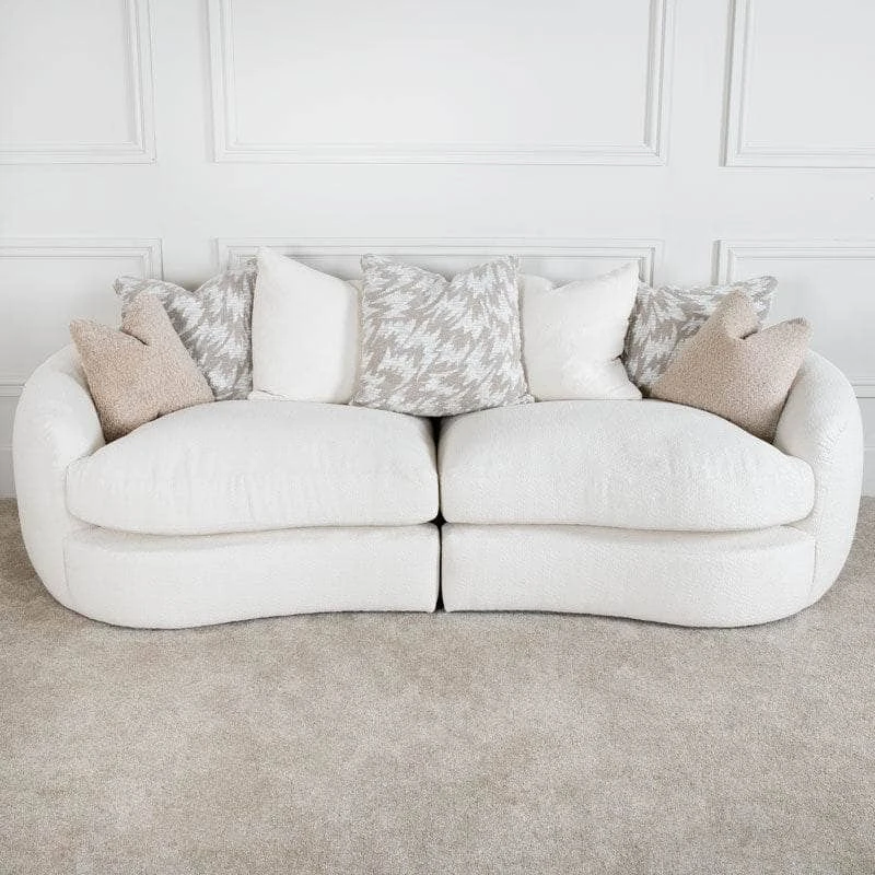 Bailey 4 Seater Sofa - Cream 4 Bailey 4 Seater Sofa - Cream - Image 2