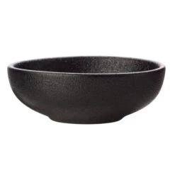Black Caviar Round Sauce Dish - 7cm