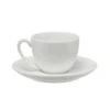 Basics Coupe Demi Cup & Saucer - White -Taskers Sale Shop 60012901 CAPTIVEWBA0137MWWBACOUPEDEMIC S90ML1