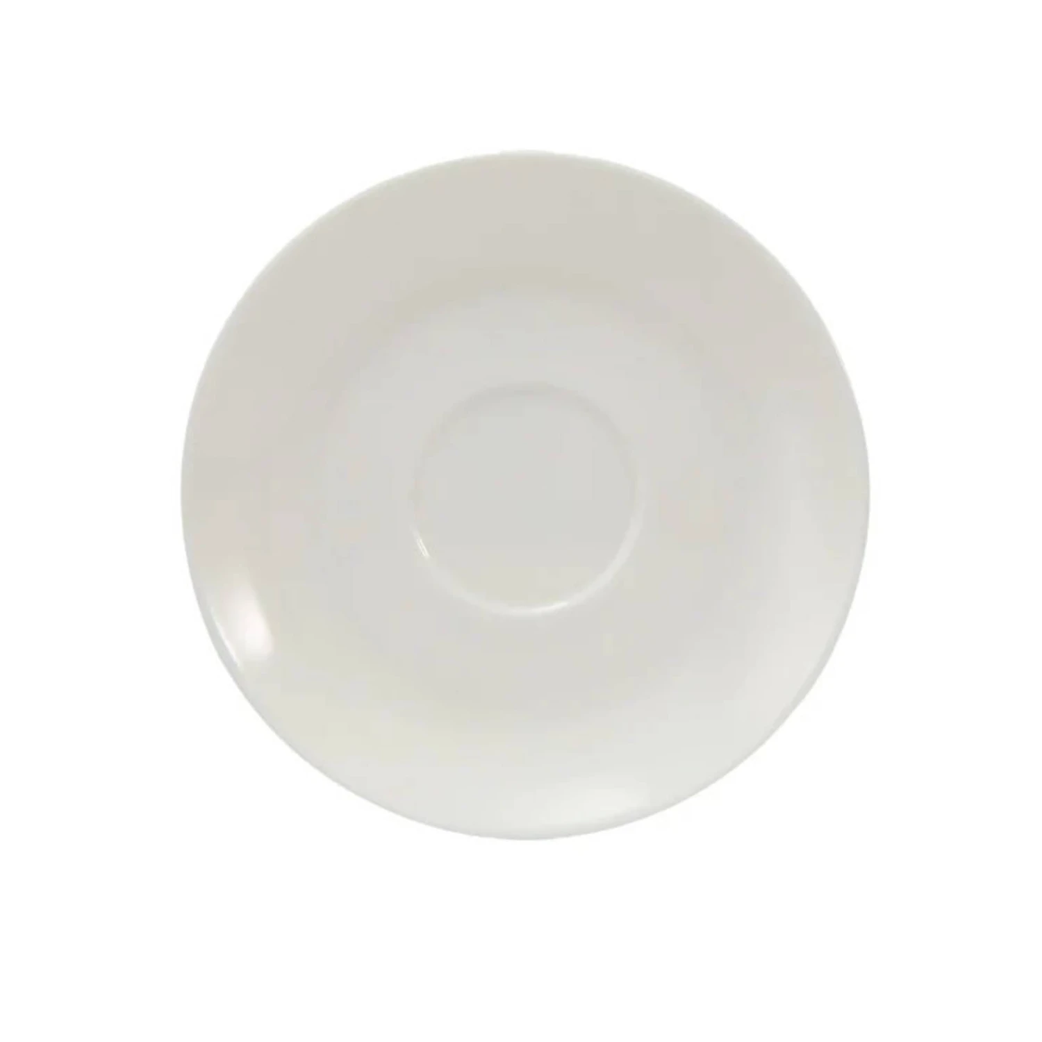 Basics Coupe Demi Cup & Saucer - White 5 Basics Coupe Demi Cup & Saucer - White - Image 3