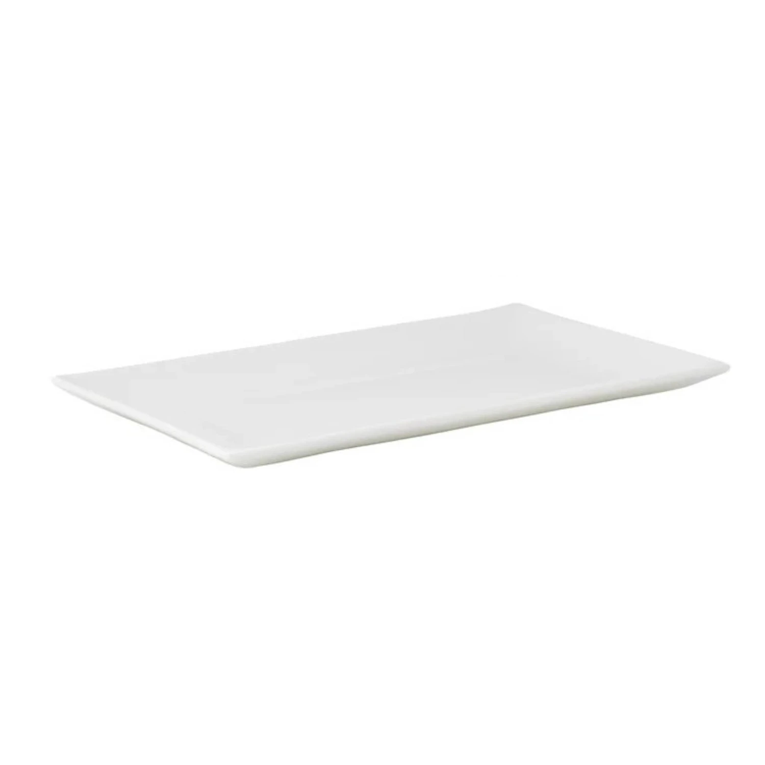 Basics Rectangular Platter - White 3 Basics Rectangular Platter - White