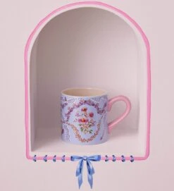 Affinity Flowers Shortie Mug - Blue