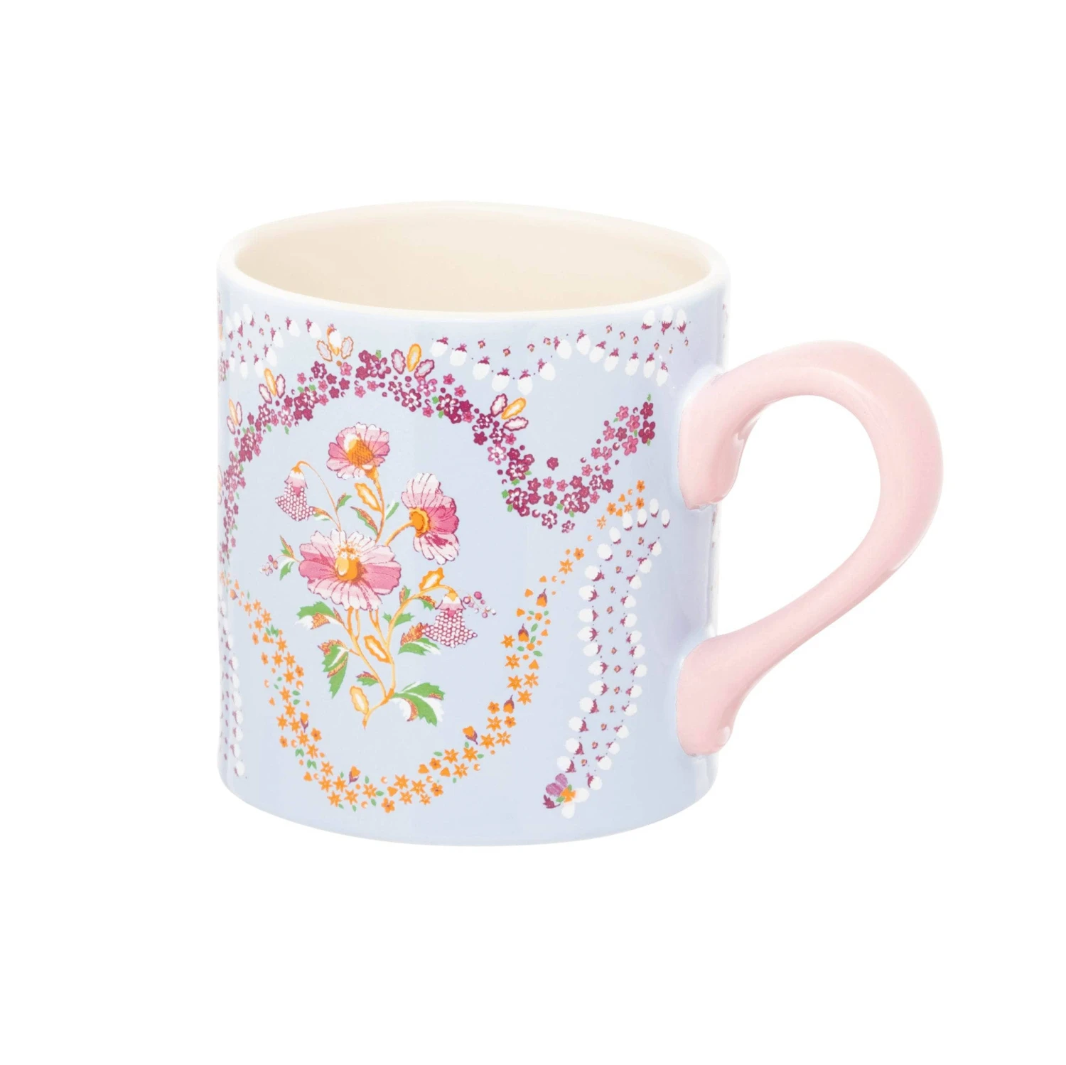 Affinity Flowers Shortie Mug - Blue 4 Affinity Flowers Shortie Mug - Blue - Image 2