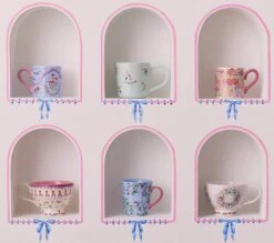 Affinity Flowers Shortie Mug - Blue 9 Affinity Flowers Shortie Mug - Blue -Taskers Sale Shop 60012963 3